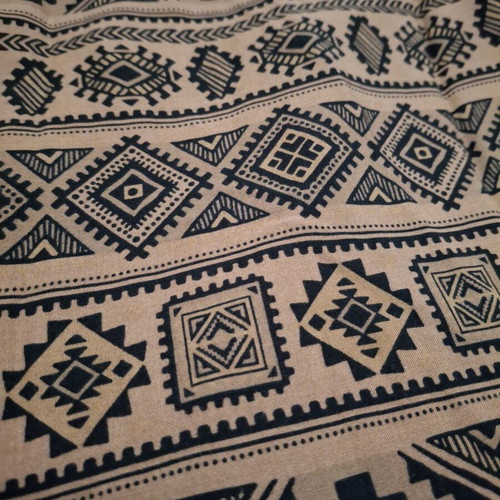 Helmi Sleeveless Dress XL with Ethnic Geometric Print like new