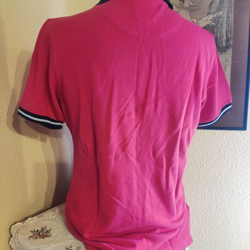 La Martina men's polo shirt used, size M, red