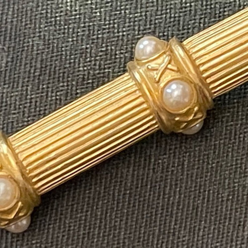 French large brooch like new, custom jewellery vintage