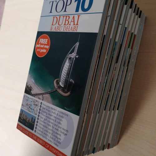 Top10 Foreign Language Travel Guides set of 9, new, English