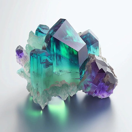 Fluorite mineral 144 ct like new with hole for pendant