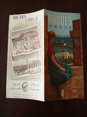 Rhodes Greece 1955 EOT Promotional Brochure like new
