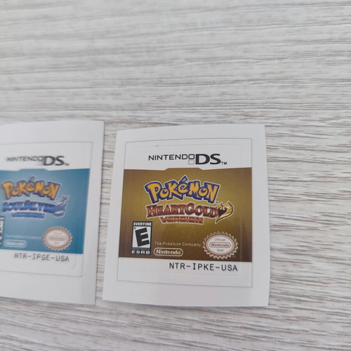 Αυτοκόλλητα SoulSilver Heartgold USA Pokémon DS καινούργια