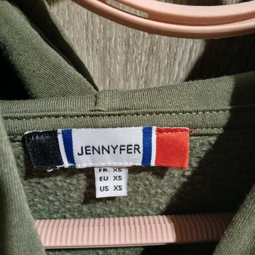 Short women's khaki sweatshirt like new, XS