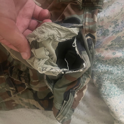 Military camo vintage shorts size L