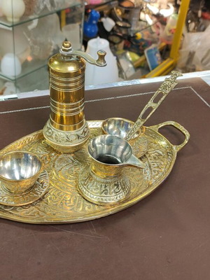Bronze coffee set like new