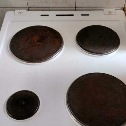 Morris enamel kitchen stove MKE64395 electric oven used, energy class A