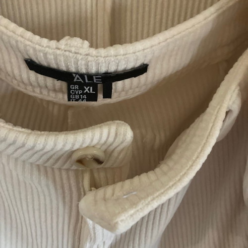 A.L.E. women's corduroy suit new, ivory, size XL