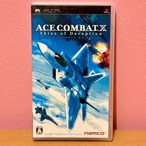Ace Combat X: Skies of Deception PSP like new, Japan edition