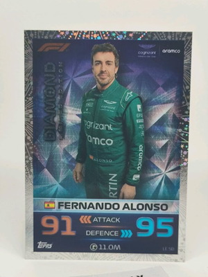 Συλλεκτική κάρτα Fernando Alonso Diamond Limited Edition F1 σαν καινούργιο