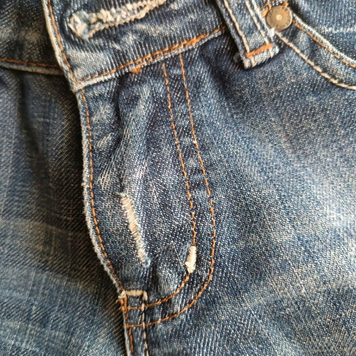 Set Set straight leg jeans used, low waist, size 27