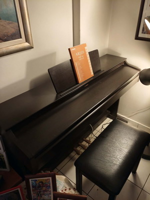 Yamaha YDP-163R Digital Piano and Rosewood Yamaha B1-R Piano Bench like new