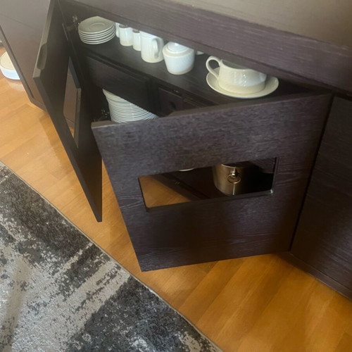 Wenge buffet like new 210x50 with cabinets and drawers
