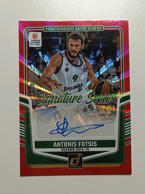 Panini Euroleague Signature Series Antonis Fotsis card like new