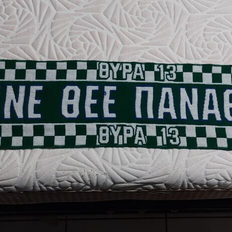 Panathinaikos Retro Scarf Gate 13 vintage 90s