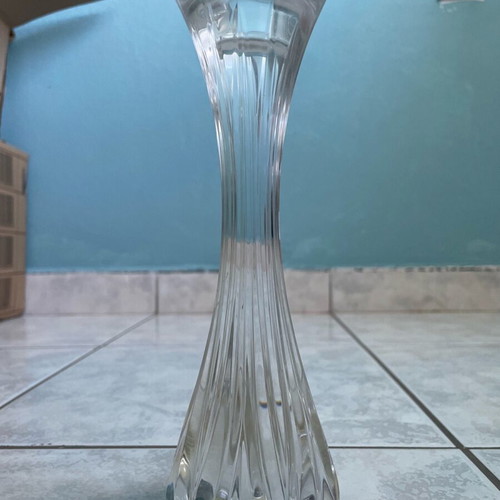 Set of 2 vintage crystal candlesticks new with tags