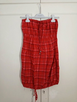 Strapless dress like new, red, size S