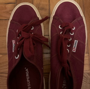 Superga παπούτσια μπορντό νο 38