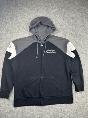Harley-Davidson Women's Hoodie Jacket XL used, black and gray