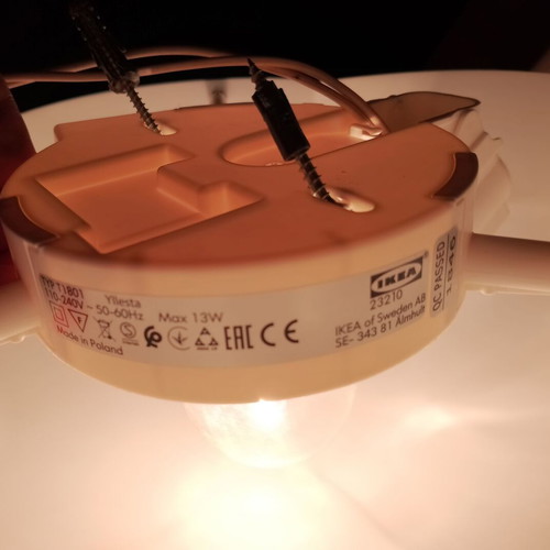 IKEA Cloud Night Light like new, white light