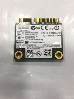 Intel Wi-Fi model 622ANHMW like new