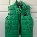 Benetton αμάνικο τζάκετ με αποσπώμενη κουκούλα σαν καινούριο, 18-24 μηνών