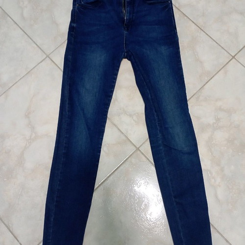 Γυναικείο παντελόνι Jeans Stradivarius Super High Waist μέγεθος 36 σαν καινούργιο