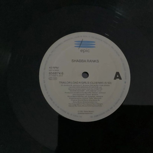 Shabba Ranks Tailor Load Of Girls 12 inch vinyl used