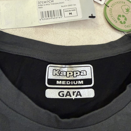 Aris Thessaloniki FC Kappa Gara T-Shirt new with tags