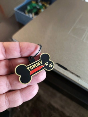 Personalized Pet ID 3D Printed new