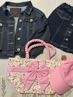 Girls' clothing and accessories lot, size 110-122 cm, 5-7 years