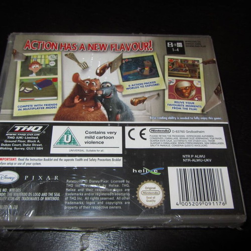 Ratatouille Nintendo DS game new