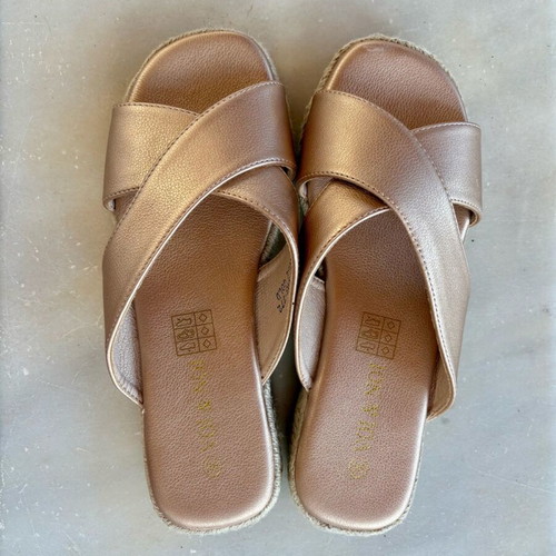 Rose gold flats size 38 new