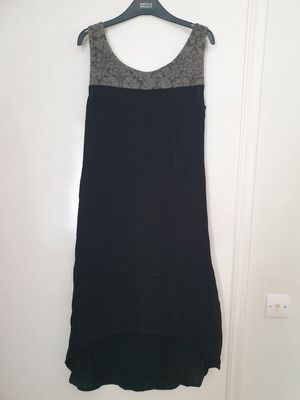 Black midi dress with lace detail Badila new