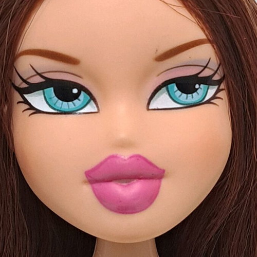 Bratz Campfire Meygan doll used, nude with flaws