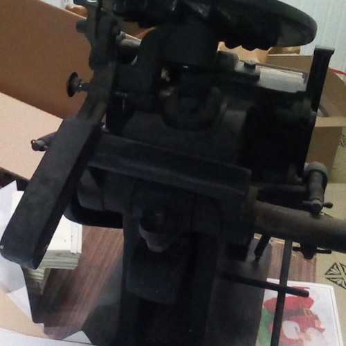 Heidelberg hand-operated press 19th century like new