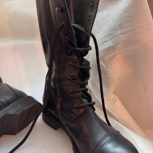 A.L.E. leather boots No 39 used, black