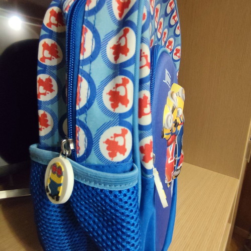 Minions Preschool Bag like new with 3D front design and mesh pockets