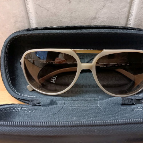 DKNY Sunglasses used, gradient lenses with case