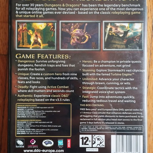 PC Dungeons and Dragons Online Stormreach used