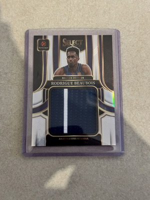 Rodrigue Beaubois Jumbo EuroLeague Swatches Patch Relic 2025-26 Panini Select