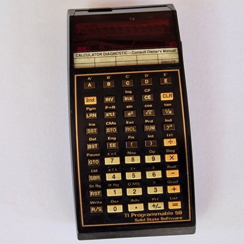 TI Programmable 59 calculator like new, no power supply, collectible