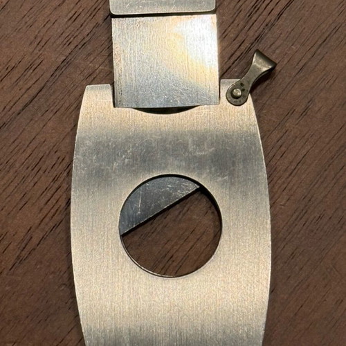 Cigar cutter used, stainless steel in very good condition