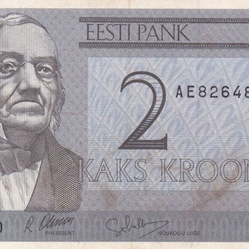 Estonia banknote used