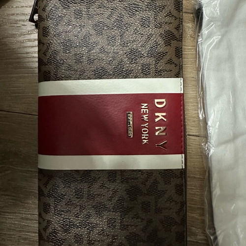 DKNY wallet new brown