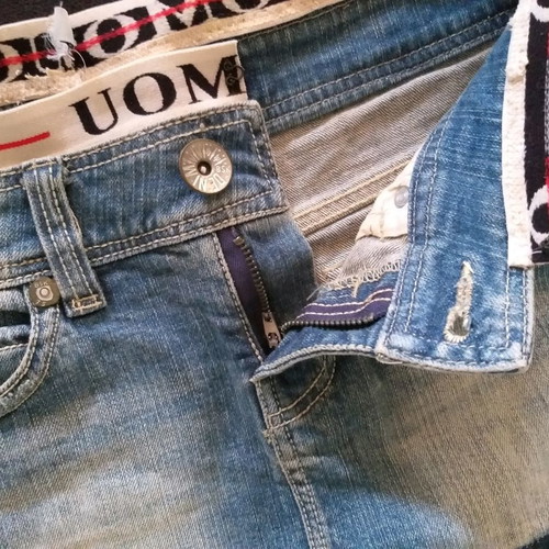 Jean skirt used, size 36
