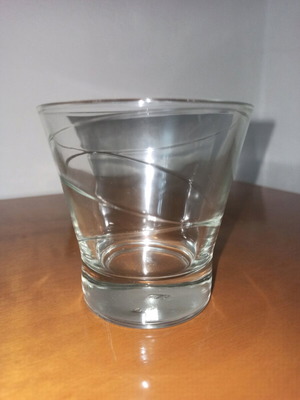 Set of 12 low wine glasses new
