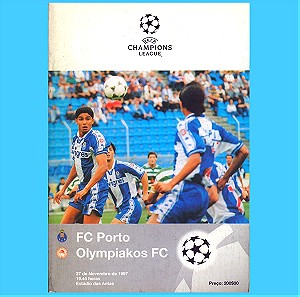 Πόρτο - Ολυμπιακός / Match Program - Champions League 1997-1998