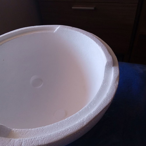 Polystyrene Hemisphere 25 cm used with minor marks