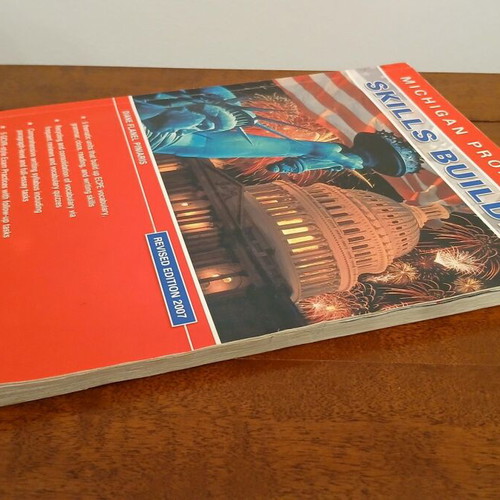 Michigan Proficiency Skills Builder book used, English